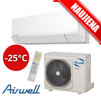 Airwell HDHC oro kondicionierius/šilumos siurblys oras-oras HDHC-025N-09M25/ YDAC-025N-09M22 (-25°C)