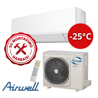 Airwell Nordic šilumos siurblys oras-oras HDHC-070N-09M25/ YDAC-070R-09M25 (-25°C)