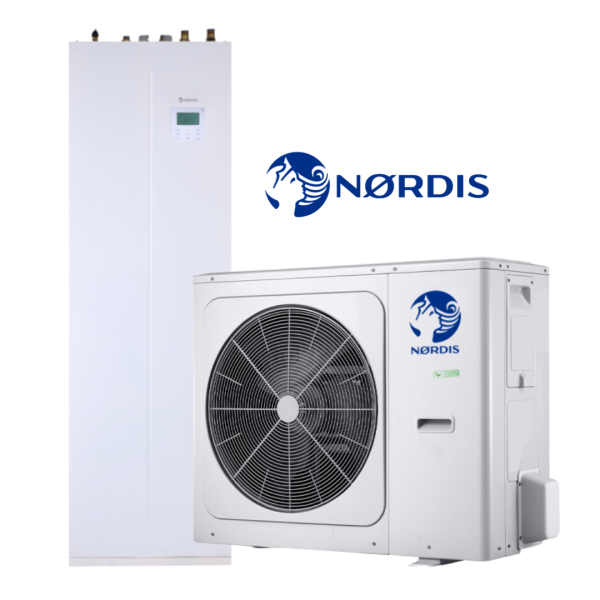Nordis Optimus PRO šilumos siurblys oras-vanduo su integruota vandens talpa 240l HOP12WODU3/HOP160/240IDU3 (-25°C)