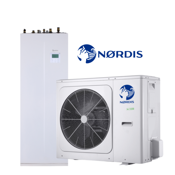 Nordis Optimus PRO šilumos siurblys oras-vanduo su integruota vandens talpa 190l HOP8WODU/HOP100/190IDU (-25°C)