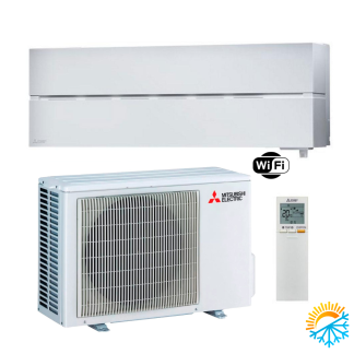 Oro kondicionierius/šilumos siurblys oras-oras Mitsubishi Electric MSZ-LN25VG2W/MUZ-LN25VGHZ2 (-25°C)