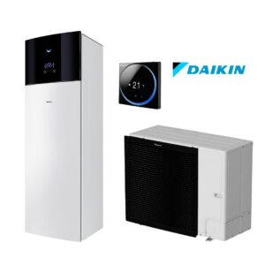 DAIKIN ALTHERMA 3 šilumos siurblys oras-vanduo 13,38 kW, 180l boileris, 9 kW rez. tenas, 400V