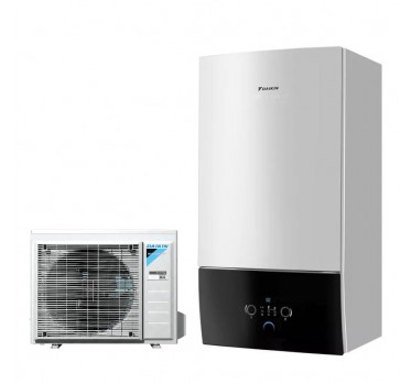 DAIKIN ALTHERMA 3 R, Oras-vanduo 6,4 kW, ERGA04EV / EHBX04E6V, be boilerio, 6kW tenas (-25°C)