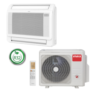 Sieninis-grindinis šilumos siurblys / oro kondicionierius oras – oras VIVAX ACP-12CT35AERI+ R32, 3,5 kW