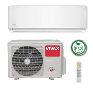 Sieninis šilumos siurblys / oro kondicionierius oras – oras VIVAX R+ design ACP-09CH25AERI R32, šildymas iki -25C, 2,6 KW